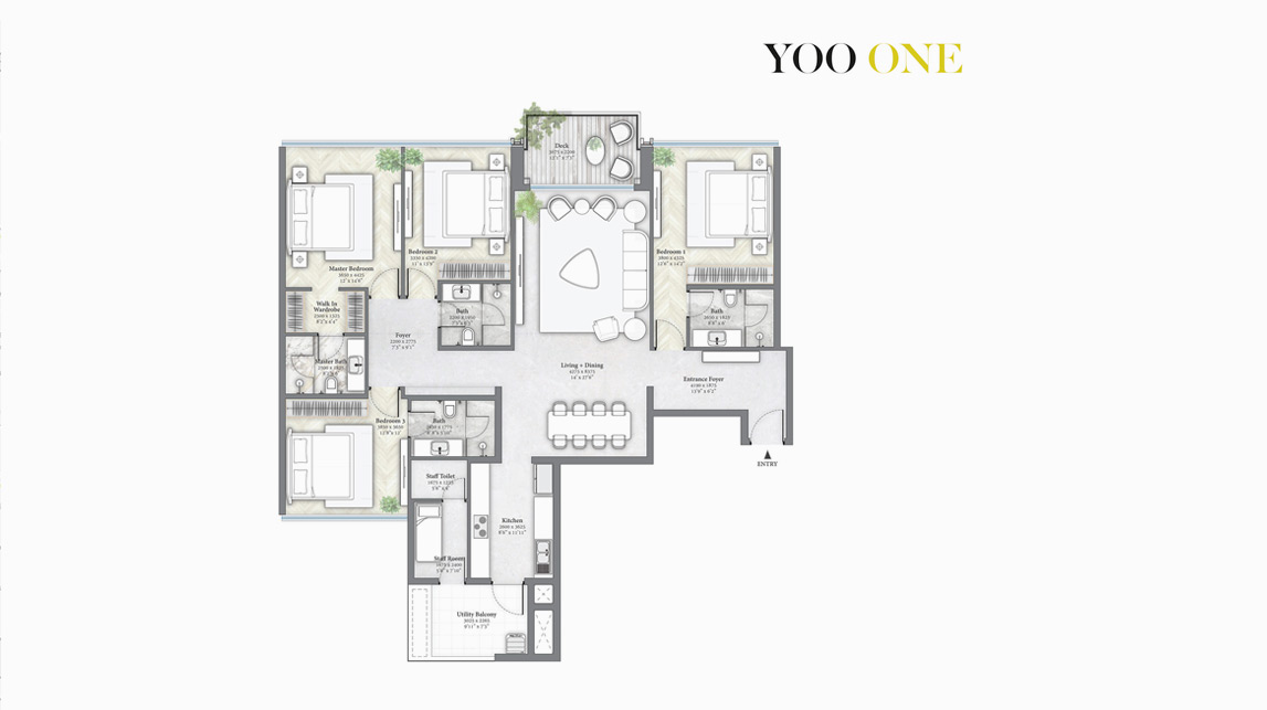 Tribeca Yoo One Floor Plan