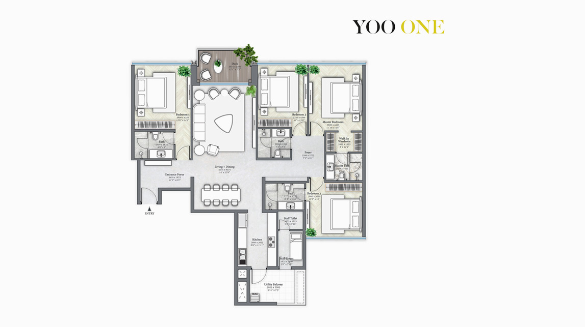 Tribeca Yoo One Floor Plan