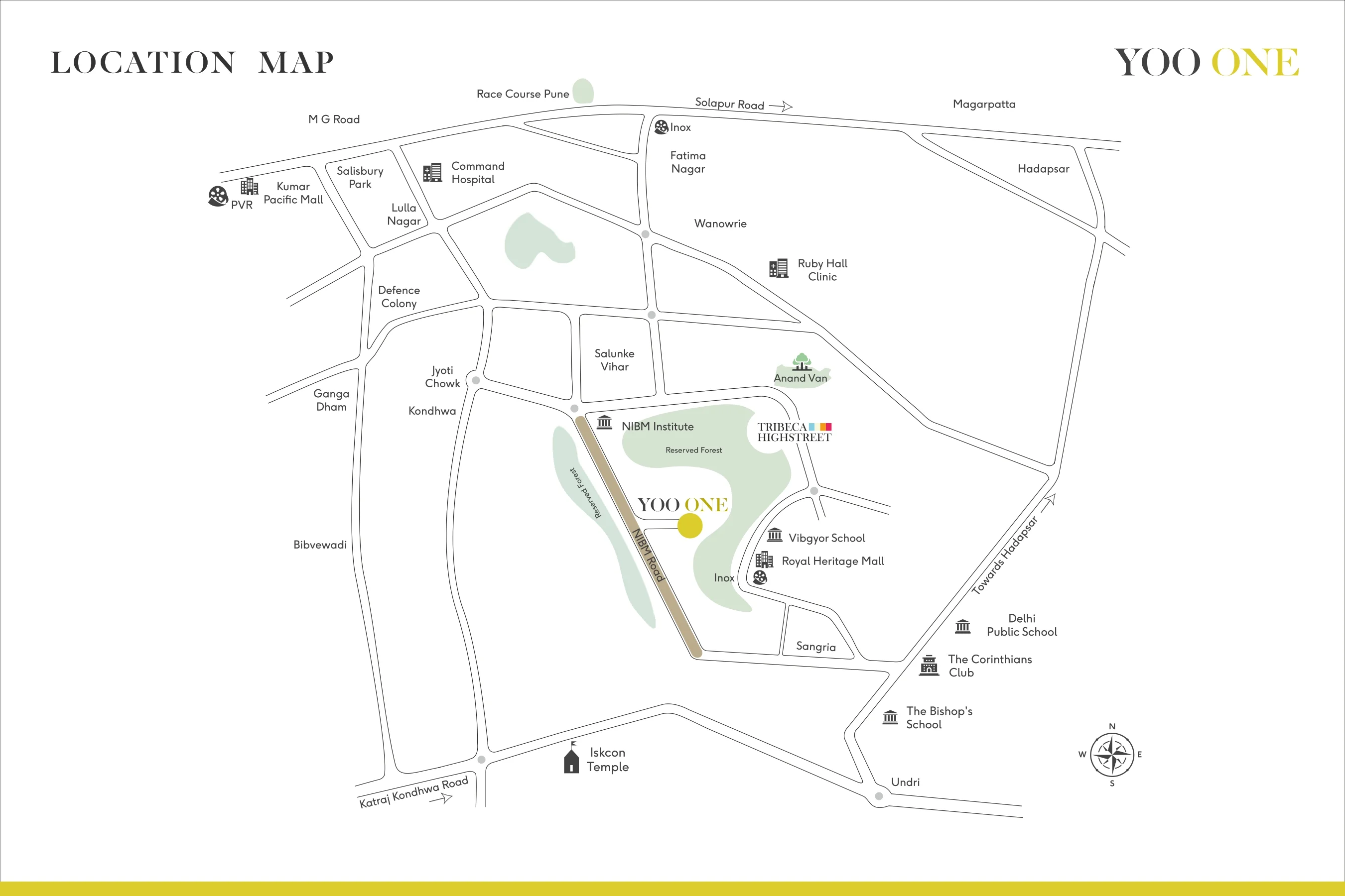 Tribeca Yoo One Location Map