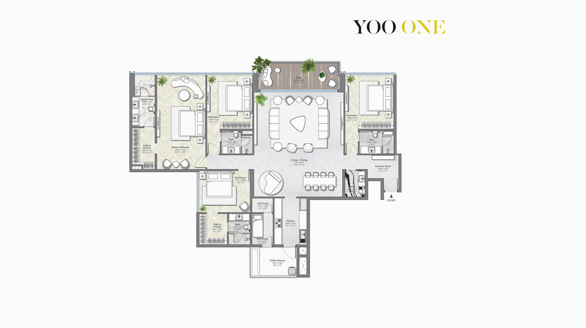 Tribeca Yoo One Floor Plan