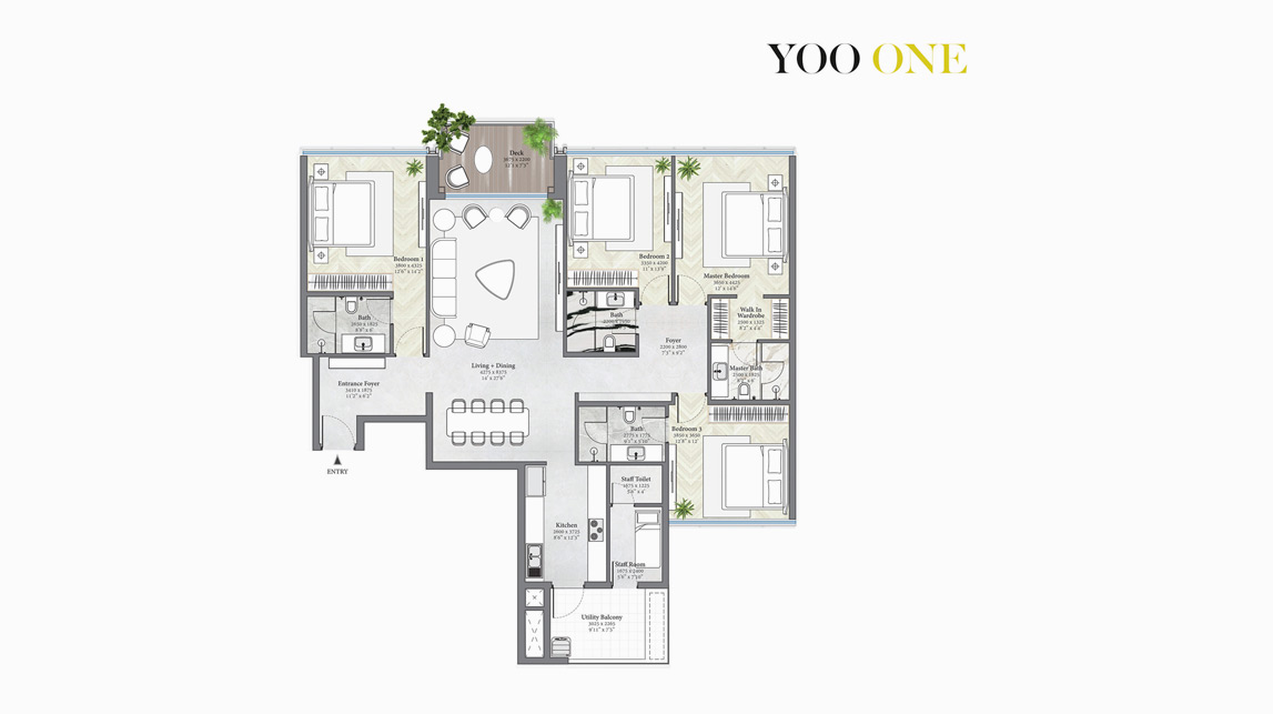 Tribeca Yoo One Floor Plan